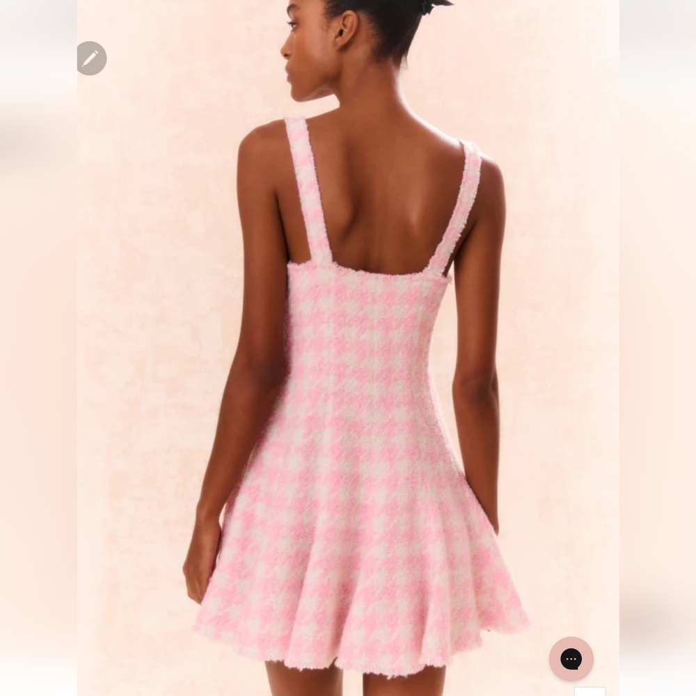 **Last One Sz 10**LoveShackFancy Josalie Tweed Dress - Picture 3 of 16